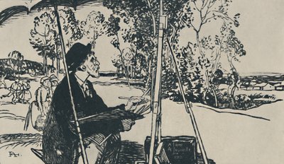 Peyzajcı, 1919 by Auguste Louis Lepère