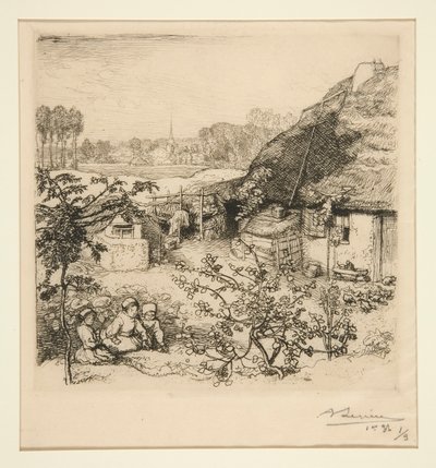 Yuva (Saint-Jean-de-Monts) (Sığınak [Saint-Jean-de-Monts]) by Auguste Lepere