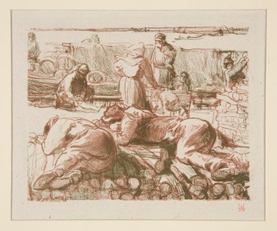 Ouvriers (İşçiler) by Auguste Lepere