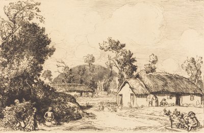 Dinlenme Zamanı, Vendee Dinlenme oyunu, Vendee. by Auguste Lepere