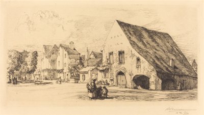 Provins (Seine ve Marne) by Auguste Lepere