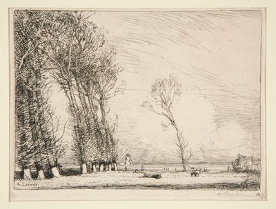 Kavak Perdesi (Vendee) by Auguste Lepere