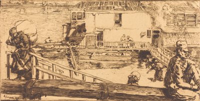 Çamaşırhane Çamaşırhane, 1891. by Auguste Lepere