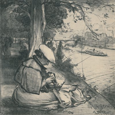 Kuğu Adası, c1898, 1919 by Auguste Louis Lepère