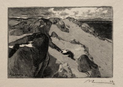 Arbonne, Gros Sablon by Auguste Louis Lepère