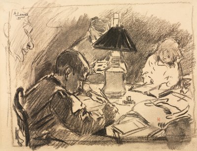 Lambanın Etrafında by Auguste Louis Lepère