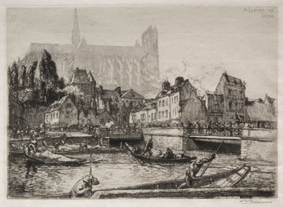 Sebze-Amiens Gelişleri by Auguste Louis Lepère