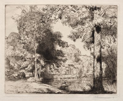 Hayatın Kenarları, 1908. by Auguste Louis Lepère