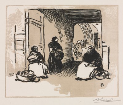 Ekmek Satıcıları, 1889. by Auguste Louis Lepère