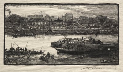 Kafeler - Şarkıcılar by Auguste Louis Lepère
