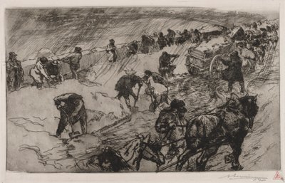 Karla Savaş, Quai aux Fleurs, 1890. by Auguste Louis Lepère