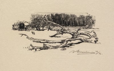 Fontainebleau Ormanı: Dikenin Kavşağı Fontainebleau Ormanı: Dikenin Kavşağı, 1890. by Auguste Louis Lepère