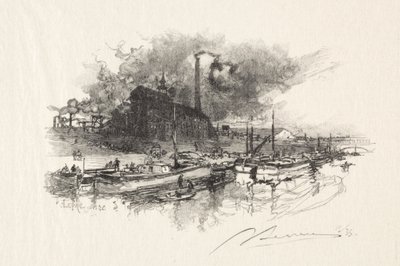 Çamaşır suyu. by Auguste Louis Lepère