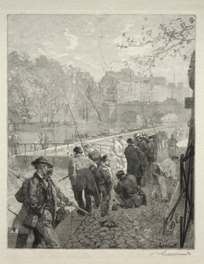 Para Birimi Kilidi by Auguste Louis Lepère