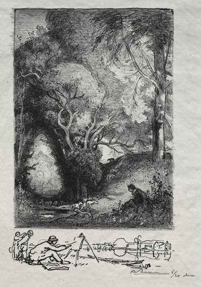 Haziran ayında La Ravine by Auguste Louis Lepère