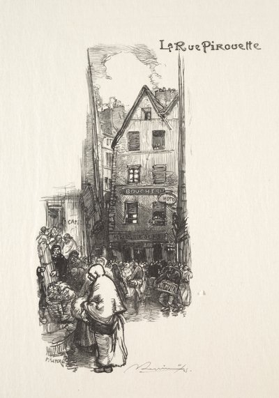 Piruet Sokağı by Auguste Louis Lepère