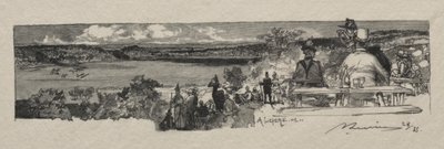 Solle Vadisi. by Auguste Louis Lepère