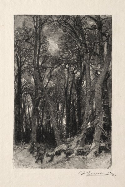 Le Bas Breau. by Auguste Louis Lepère