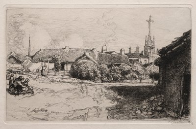 Calvary, St. Jean-de-Mont, 1909. by Auguste Louis Lepère