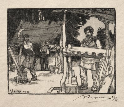 çıta üreticisi by Auguste Louis Lepère