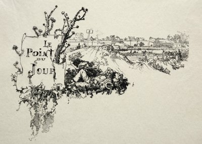 Günlük nokta. by Auguste Louis Lepère