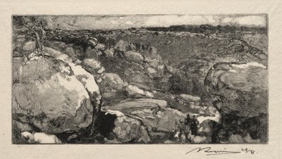 Long-Rocher sirki by Auguste Louis Lepère