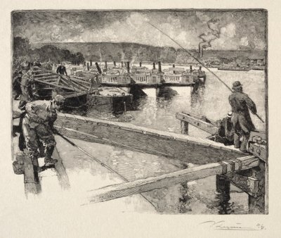 omnibüs garajı by Auguste Louis Lepère