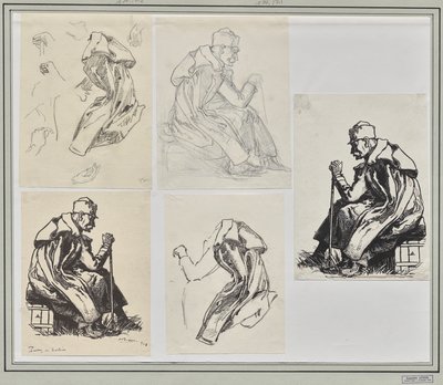 Sırbistan Kralı Peter by Auguste Louis Lepère