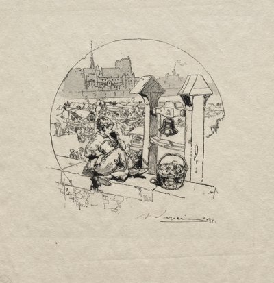 Elma Pazarı, No. 2. by Auguste Louis Lepère