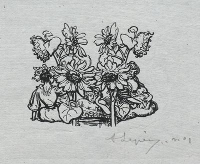 Paris Almanak, 1897: Kuyruk parçası, Yaz by Auguste Louis Lepère