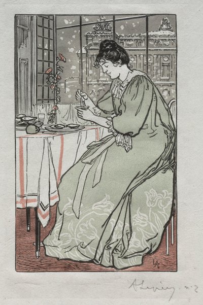 Paris Almanak, 1897: Kış, 1897. by Auguste Louis Lepère