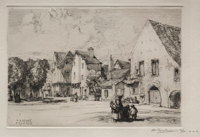 Provins. by Auguste Louis Lepère