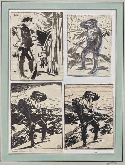 Ren ovasına bakmak by Auguste Louis Lepère