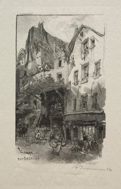 Galande Caddesi by Auguste Louis Lepère