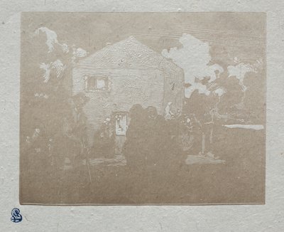 Son Evdeki Dilenciler, 1905. by Auguste Louis Lepère