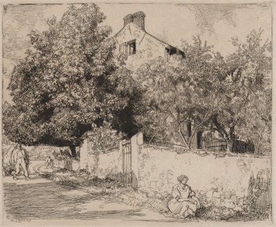 Madam B. Evi, 1915. by Auguste Louis Lepère