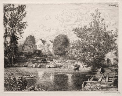 Eski Yaya Köprüsü by Auguste Louis Lepère