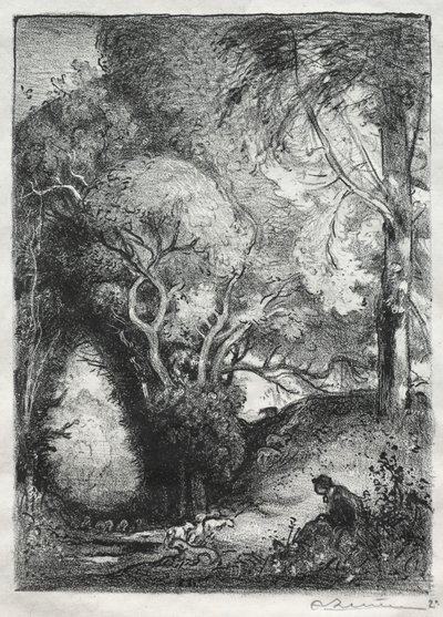 Haziran ayında Ravine by Auguste Louis Lepère