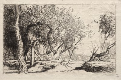 Bükülmüş Ağaç by Auguste Louis Lepère
