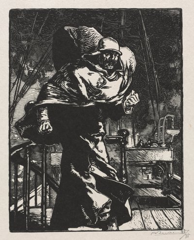 1914 Savaşı. İlk Seri. Öfkeli İmparator William, 1915. by Auguste Louis Lepère