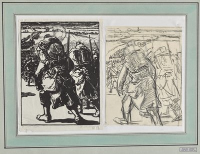 Yürüyüşte birlik by Auguste Louis Lepère