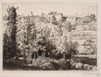 Meule Köyü by Auguste Louis Lepère