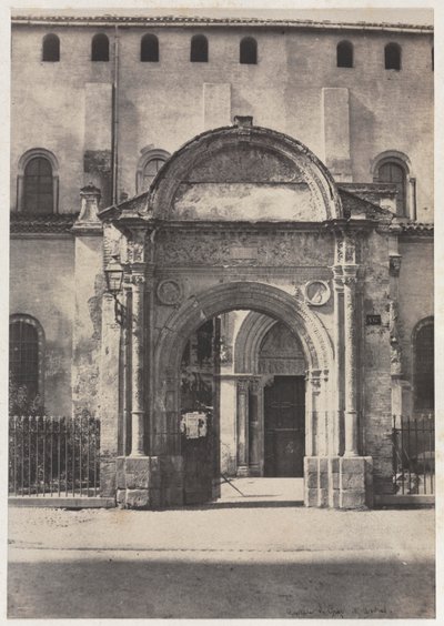Porte Bachelier, Saint-Sernin Kilisesi, Toulouse (Haute-Garonne) by Auguste Mestral