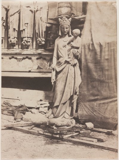 Bakire Heykeli, Notre Dame de Paris by Auguste Mestral