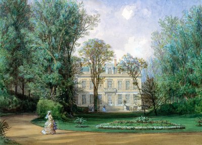 Hotel Rainbeaux, Avenue des Champs Elysees ve 57 Rue de Ponthieu, Paris, 1868 (kağıt üzerinde wc) by Auguste Paul Charles Anastasi
