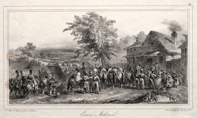 1831 Albümü: Askeri konvoy by Auguste Raffet