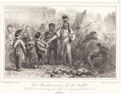 28 Temmuz Mühimmatları by Auguste Raffet