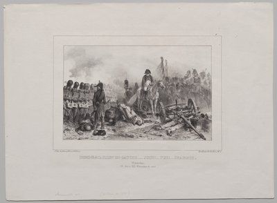 1837 Litografik Albümü: Yarım Tabur Solda… Nişan al!...Ateş!...Yükle by Auguste Raffet