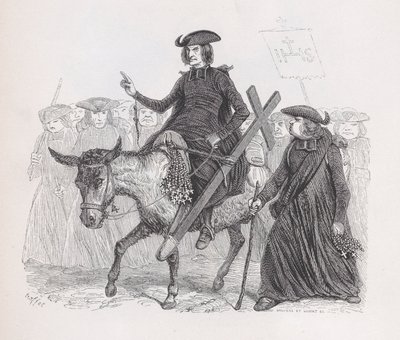 Béranger'in Tüm Eserlerinden Misyonerler, 1836. by Auguste Raffet
