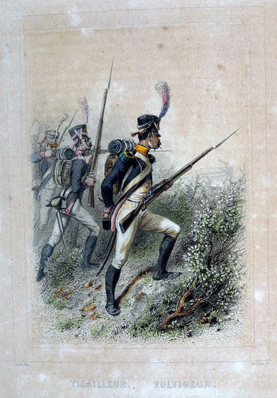 Tirailleur Voltigeur, Rifleman, 1859. by Auguste Raffet